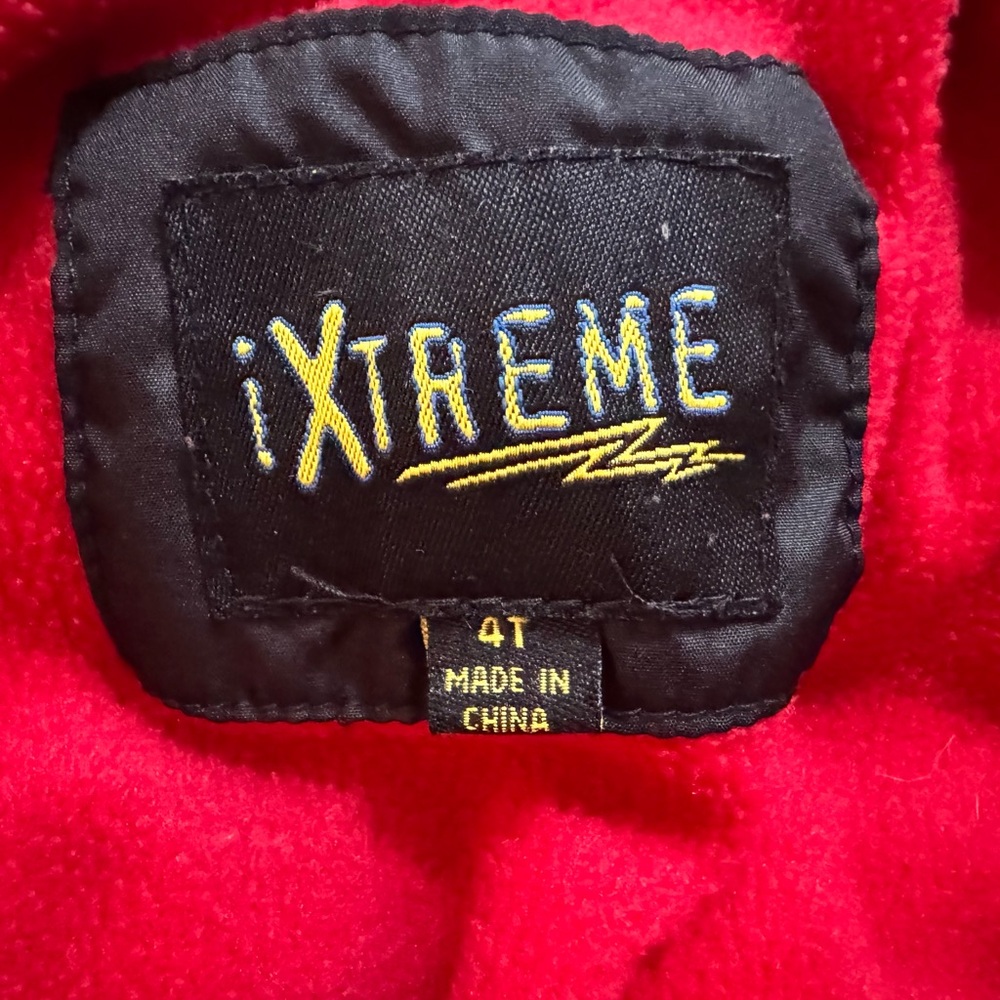 iXtreme Black & Red Hooded Winter Jacket (Boys, 4T) - Picture 5 of 8